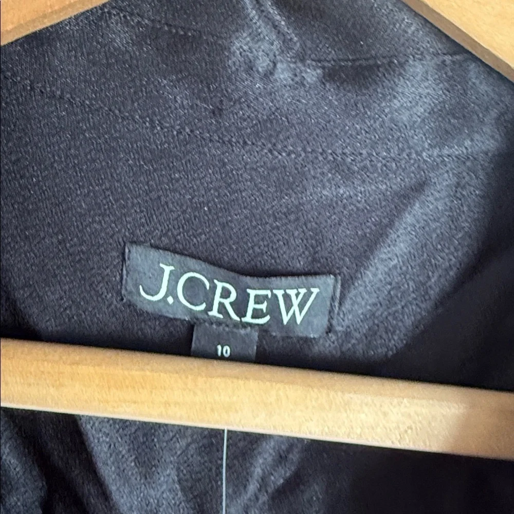 NEW J.Crew Drapey shirtdress in luster crepe 10